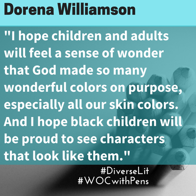 quote by Dorena Williamson on what she hopes for her bookPicture