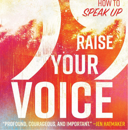 Screenshot of the book cover for Kathy Khang's Raise Your Voice