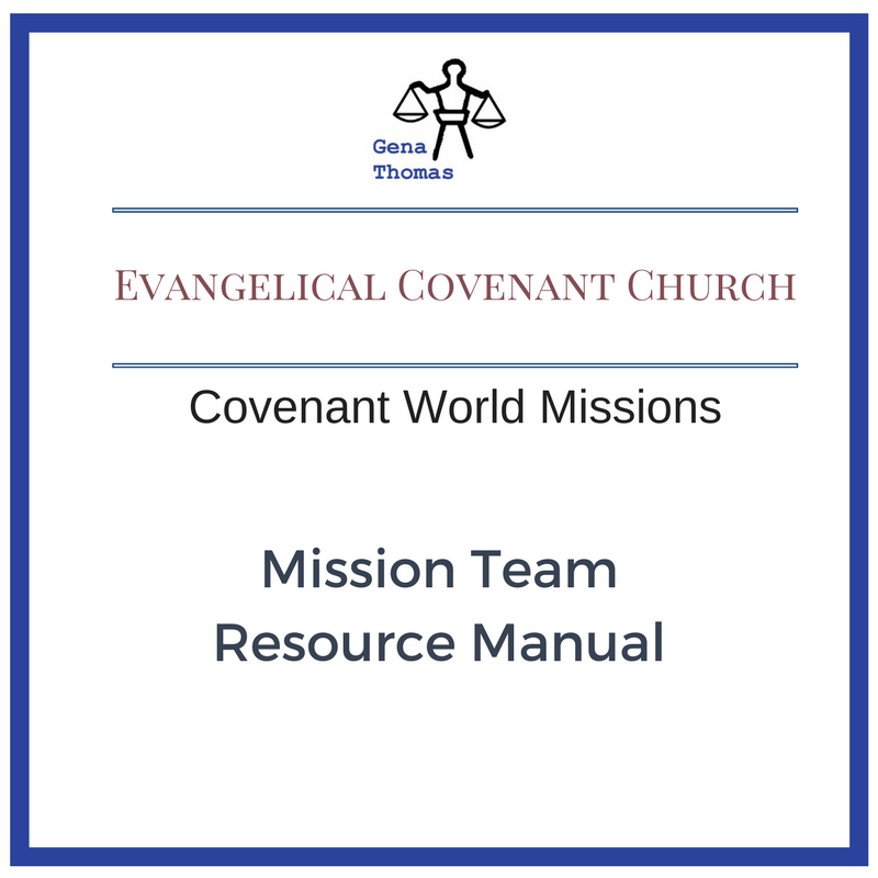Button that links to Evangelical Covenant Church's Mission Team Resource Manual page