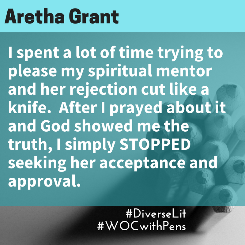 Quote from Aretha Grant about how she stopped trying to please her spiritual mentor