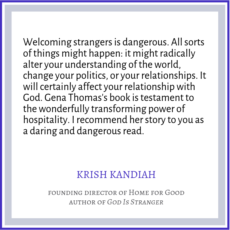 Graphic quote of Krish Kandiah's endorsement